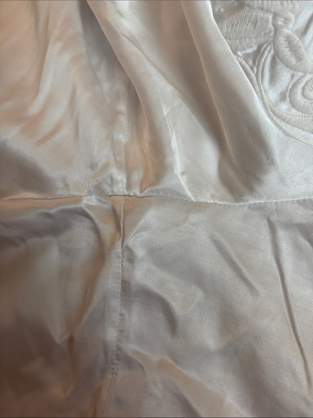 COS. White Embroidered-Collar, embroidered Long Sleeve Shirt - - Picture 7 of 13